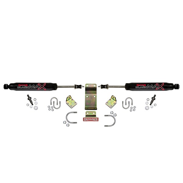 Skyjacker Suspension JEEP WRANGLER JL DUAL STEERING STABILIZER BLACK 8208 - main